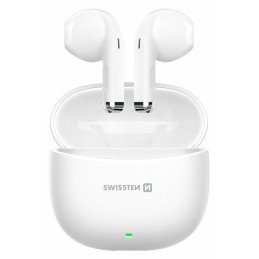Swissten Bluetooth TWS sluchátka Mini Tune bílá