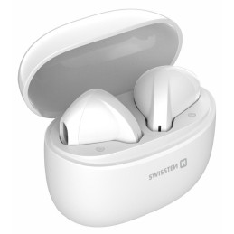 Swissten Bluetooth TWS sluchátka Mini Tune bílá