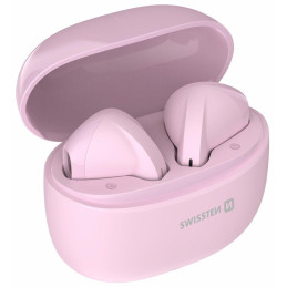 Swissten Bluetooth TWS sluchátka Mini Tune růžová