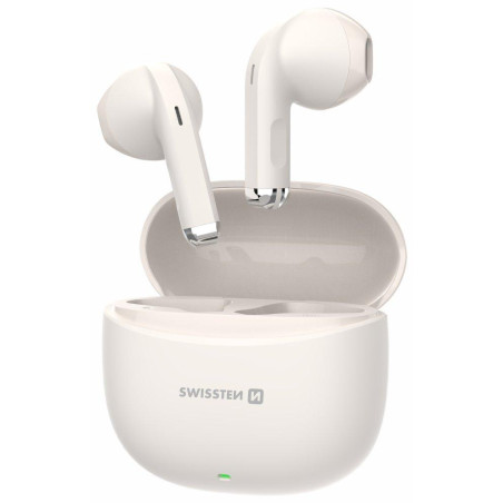 Swissten Bluetooth TWS sluchátka Mini Tune béžová