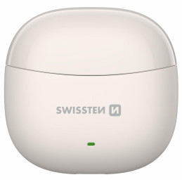 Swissten Bluetooth TWS sluchátka Mini Tune béžová