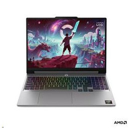 Lenovo IP LOQ 15AHP11, Ryzen 7 250, 15.3˝ 2560x1600 WQXGA, RTX 5070/8GB, 32GB, SSD 1TB, FDOS, šedý, 2y CI bez AC