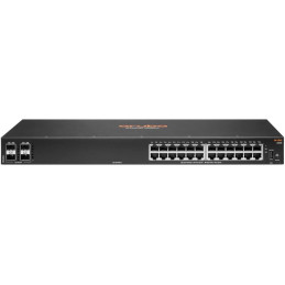 HPE Aruba Networking CX 6000 24G Class4 PoE 4SFP 370W Switch - RENEW R8N87A