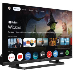 STRONG SMART LED TV 24"/ SRT24HI4723C/ HDR10/ 1366x768/ DVB-T2/C/S2/ H.265/HEVC/ 2x HDMI/ USB/ 12V/ GoogleTV/ Android 14