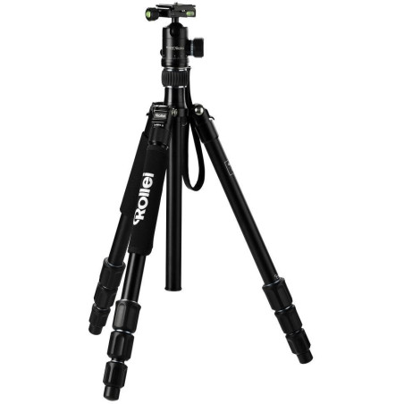 POŠKOZENÝ OBAL - Rollei Stativ C5i / Zátěž 8kg/ Vytažený 159 cm/ Černý