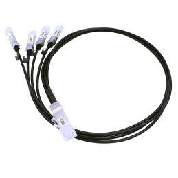 Lanview QSFP+ Breakout DAC to 4 x SFP+ 10G 1m, Compatible with Planet CB-QSFP4X10G-3M
