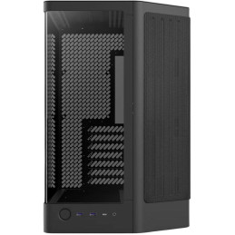 NZXT skříň H6 dvoukomorová / MidT / až 10x120mm fan / 2xUSB 3.2 / USB-C / zaoblená prosklená bočnice i čelo / černá