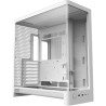 NZXT skříň H6 dvoukomorová / MidT / až 10x120mm fan / 2xUSB 3.2 / USB-C / zaoblená prosklená bočnice i čelo / bílá