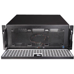 CHIEFTEC AIO rack 4U UNC-409S-AIO-OP / ATX / EATX  bez zdroje / černý