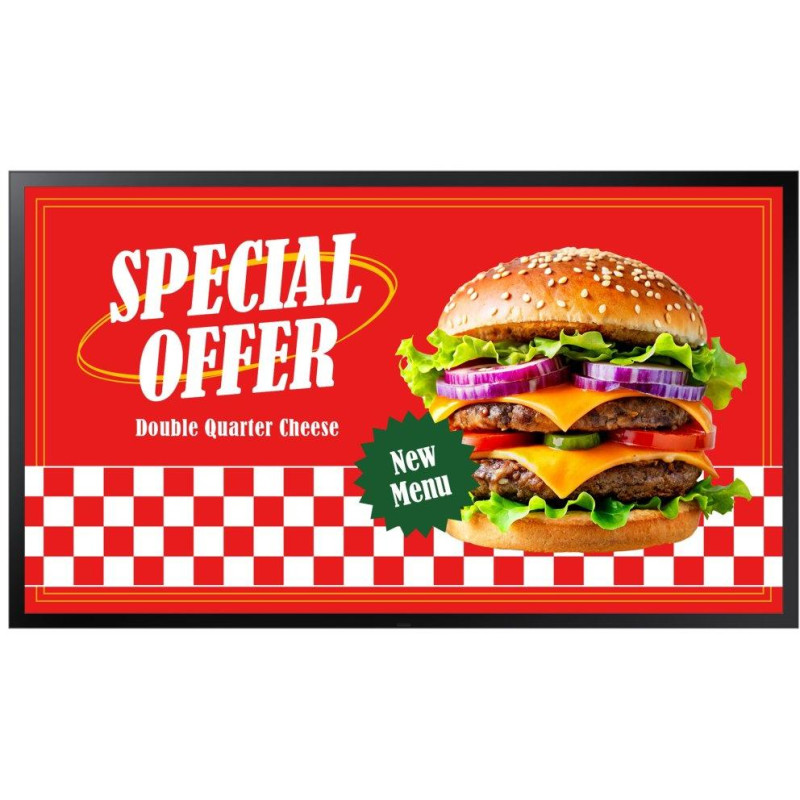 Samsung Outdoor Signage OH46DX / 46"/ FHD / VA / 2x HDMI / 2x USB / LAN / RS232 / WiFi / VESA / IP56 / IK10