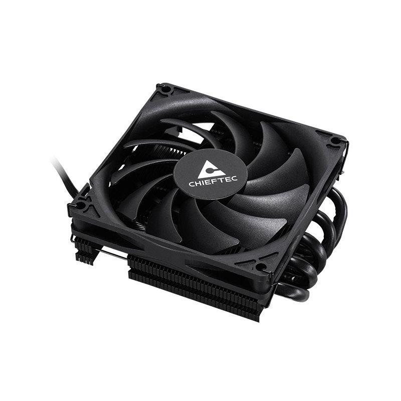 CHIEFTEC chladič CPU / 92 mm PWM / 45 mm / nízkoprofilový / LGA1700, AM4, AM5