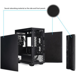 CHIEFTEC skříň PRO MINI / mATX / 120mm fan /  1xUSB-C / 1xUSB 3.0 / 1x USB 2.0 / černá