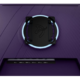 AROZZI NOVA herní monitor 24,5" 25T1K400 Purple/ LED/ IPS/ 1920x1080/ 400Hz/ 1000:1/ 1ms/ 2xHDMI/ 2xDP/ fialový