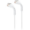 Ubiquiti UniFi Patch Cable 0.4m White 50pack - Patch kabel, UTP, až 10GbE, délka 0.4m, bílý, sada 50ks