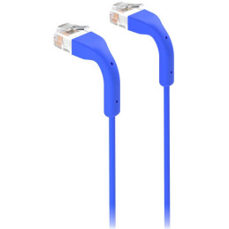 Ubiquiti UniFi Patch Cable 0.4m Blue 50pack - Patch kabel, UTP, až 10GbE, délka 0.4m, modrý, sada 50ks