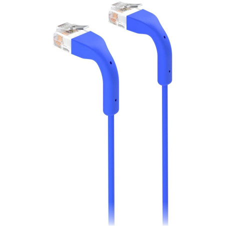 Ubiquiti UniFi Patch Cable 0.4m Blue 50pack - Patch kabel, UTP, až 10GbE, délka 0.4m, modrý, sada 50ks