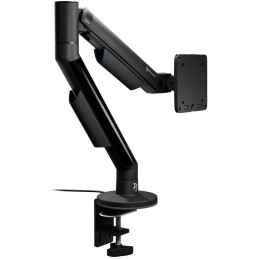 AROZZI ALZARE RGB Black/ stolní držák pro monitory/ RGB/ plynový píst/ kovový/ černý