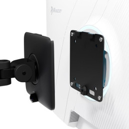 AROZZI ALZARE RGB Black/ stolní držák pro monitory/ RGB/ plynový píst/ kovový/ černý
