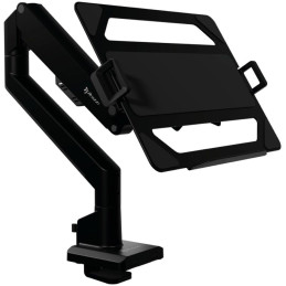 AROZZI ALZARE Laptop Holder Black/ držák notebooku pro stolní držák pro monitory/ kovový/ černý