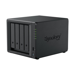 Synology DiskStation DS925neo+, 4-bay NAS, CPU DC AMD Ryzen V1500B 64bit, RAM 4GB non ECC, 2x USB3.2, USB-C, 2x 2.5G LAN