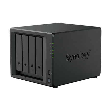 Synology DiskStation DS925neo+, 4-bay NAS, CPU DC AMD Ryzen V1500B 64bit, RAM 4GB non ECC, 2x USB3.2, USB-C, 2x 2.5G LAN