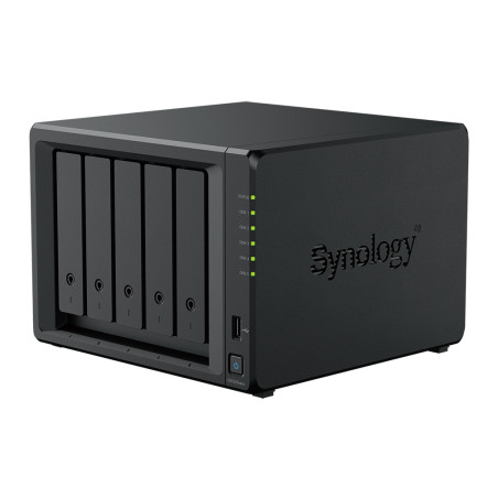 Synology DiskStation DS1525neo+, 5-bay NAS, CPU QC AMD Ryzen V1500B 64bit, RAM 4GB non ECC,2x USB3.2,LAN 4x2.5Gb,2x NVMe