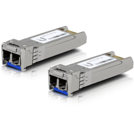 ROZBALENÉ - Ubiquiti Single-Mode optický modul SFP+, 10 Gbit, 2x LC konektor - sada 2 kusů - Výprodej