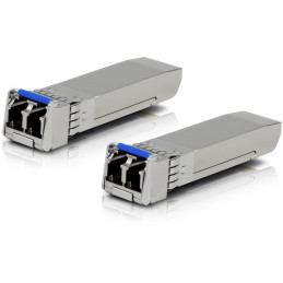 ROZBALENÉ - Ubiquiti Single-Mode optický modul SFP+, 10 Gbit, 2x LC konektor - sada 2 kusů - Výprodej