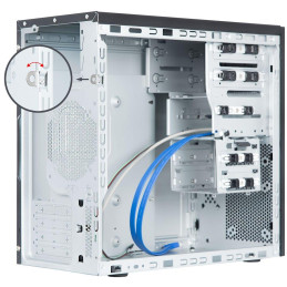 CHIEFTEC skříň Classic BD-25B / mATX / 2xUSB 3.0 / 350W zdroj / černá