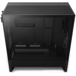 POŠKOZENÝ OBAL - NZXT skříň H5 Flow edition / 2x120 mm fan / USB 3.0 / USB-C 3.1 / průhledná bočnice / mesh panel / černá