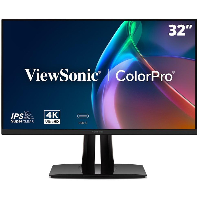 ViewSonic VP3256A-4K / 32"/ IPS/ 16:9/ 3840x2160/ 5ms/ 350cd/m2/ DP/ HDMI/USB-A/ USB-C PD-100W/ PIVOT/ Repro