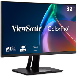 ViewSonic VP3256A-4K / 32"/ IPS/ 16:9/ 3840x2160/ 5ms/ 350cd/m2/ DP/ HDMI/USB-A/ USB-C PD-100W/ PIVOT/ Repro