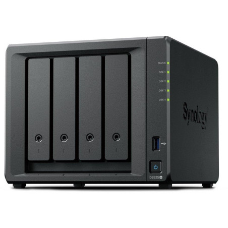 Synology DS925neo+   4x SATA, 4GB RAM non ECC, 2x USB 3.2, 2x 2,5 GbE