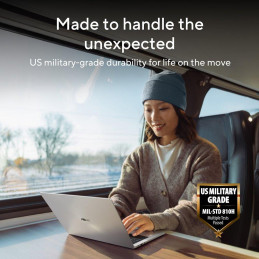 ASUS ExpertBook A7/ Core 7 350/ 16GB DDR5/ 512GB SSD/ Intel Graphics/ 14"WQXGA+, OLED/ W11H/ stříbrný/ 3y onsite NBD