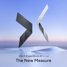ASUS ExpertBook A7/ Core 7 350/ 16GB DDR5/ 512GB SSD/ Intel Graphics/ 14"WQXGA+, OLED/ W11P/ stříbrný/ 3y onsite NBD