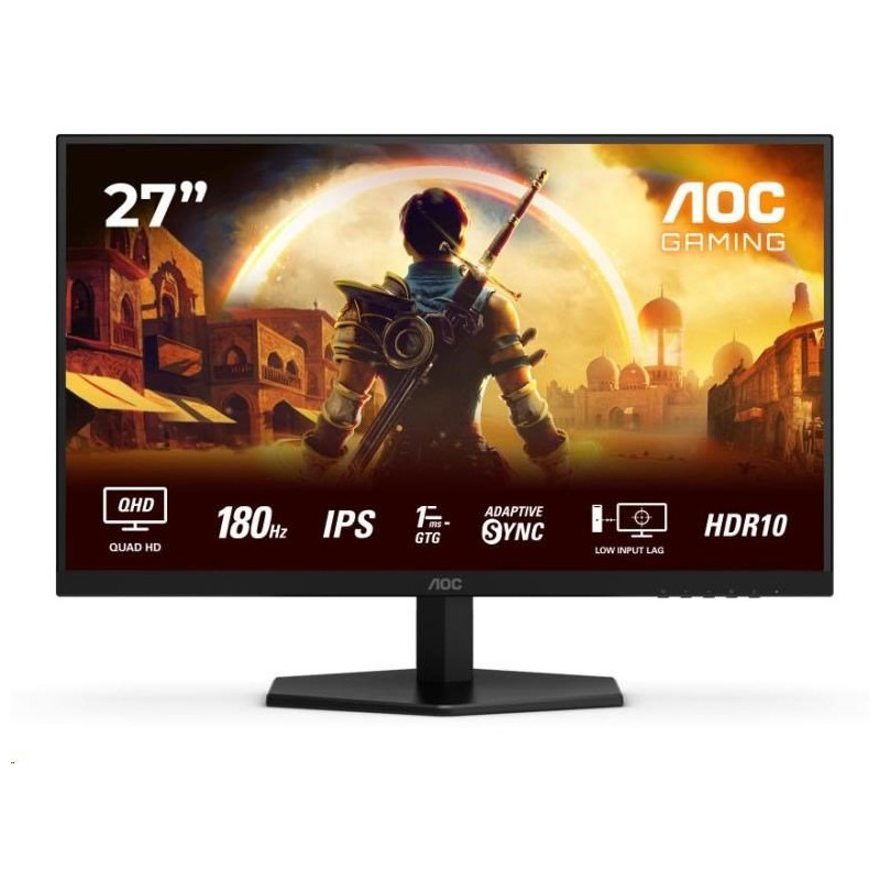 AOC Monitor Q27G42XE, 27", IPS, 2560x1440, 16:9, 300cd, 1000:1, 1ms, DP, HDMI, 180Hz, repro