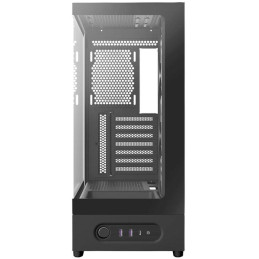 NZXT skříň S5 / ATX / 360mm RGB single-frame reverse fan / 2xUSB 3.2 / USB-C / panoramatická / černá