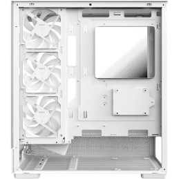 NZXT skříň S5 / ATX / 360mm RGB single-frame reverse fan / 2xUSB 3.2 / USB-C / panoramatická / bílá