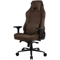AROZZI herní židle VERNAZZA XL Supersoft Brown/ látkový povrch/ hnědá
