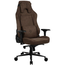 AROZZI herní židle VERNAZZA XL Supersoft Brown/ látkový povrch/ hnědá