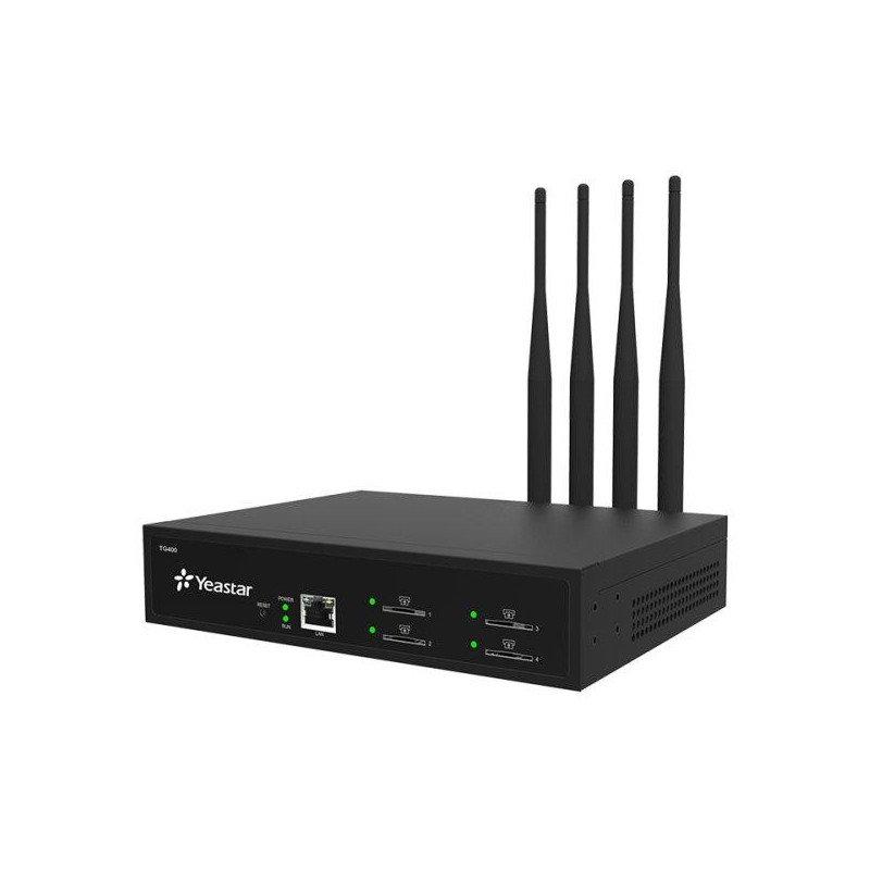 Yeastar NeoGate TG400L, IP LTE Brána, 4xLTE port, 1xLAN