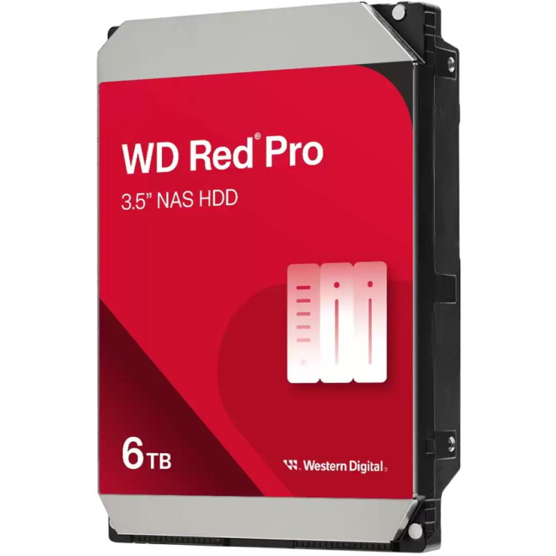 WD RED Pro 6TB / WD6006FFBX / SATA 6Gb/s / Interní 3,5"/ 7200 rpm / 256MB