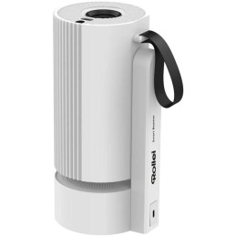 Rollei chytrý přenosný projektor SB-3L/ 1080p až 4K/ 300 ANSI/ 2000:1/ HDMI/ USB/ BT/ Wi-Fi/ Repro/ bílý