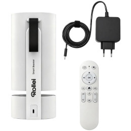 Rollei chytrý přenosný projektor SB-3L/ 1080p až 4K/ 300 ANSI/ 2000:1/ HDMI/ USB/ BT/ Wi-Fi/ Repro/ bílý