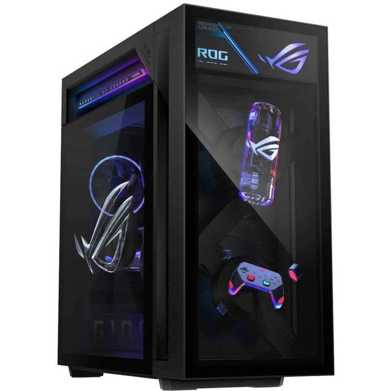 ASUS ROG G1000/ Tower/ Ryzen 9 9950X3D/ 64GB DDR5/ 2*2TB SSD/ RTX 5080 16GB/ W11H/ černý