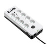 EATON Protection Box 8 USB Tel@ FR, přepěťová ochrana, 8 výstupů, zatížení 10A, tel., 2x USB port