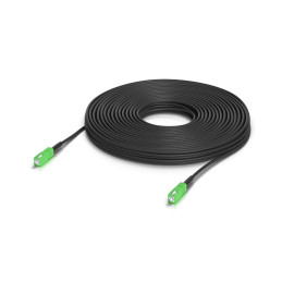 Ubiquiti Outdoor Armored Fiber Cable, venkovní pancéřovaný optický kabel SC/APC pro sítě GPON, 30m, černý