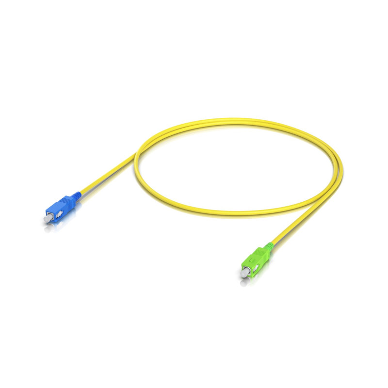 Ubiquiti optický patch kabel SC/UPC na SC/APC pro GPON sítě, 1m, žlutý, 50-pack