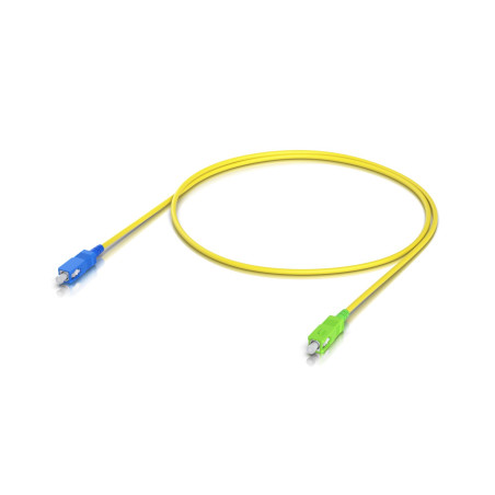 Ubiquiti optický patch kabel SC/UPC na SC/APC pro GPON sítě, 1m, žlutý, 50-pack