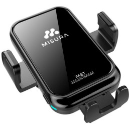 MISURA držák mobilu do auta s bezdrátovým nabíjením MA04 černý